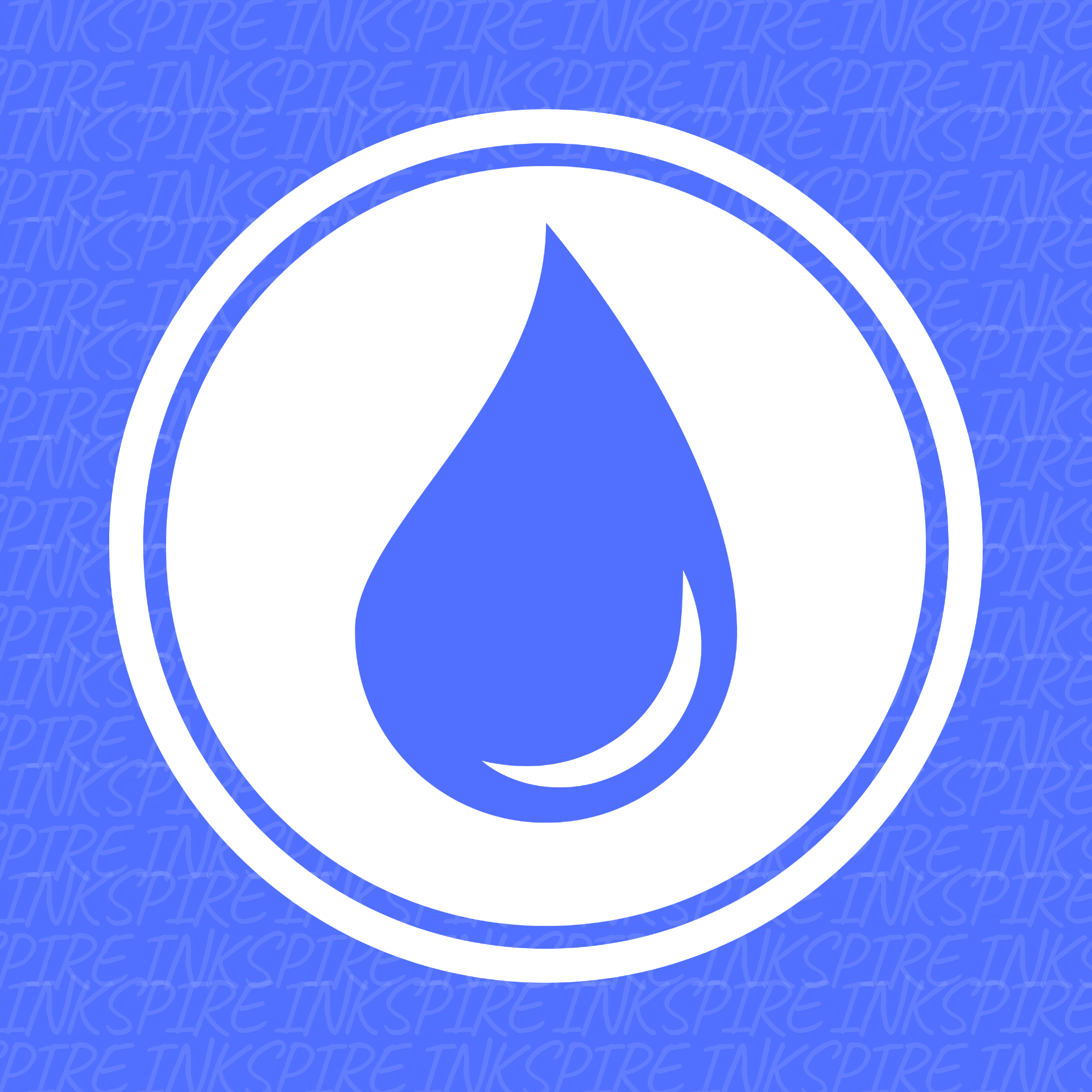 Inkspire ink drop mark